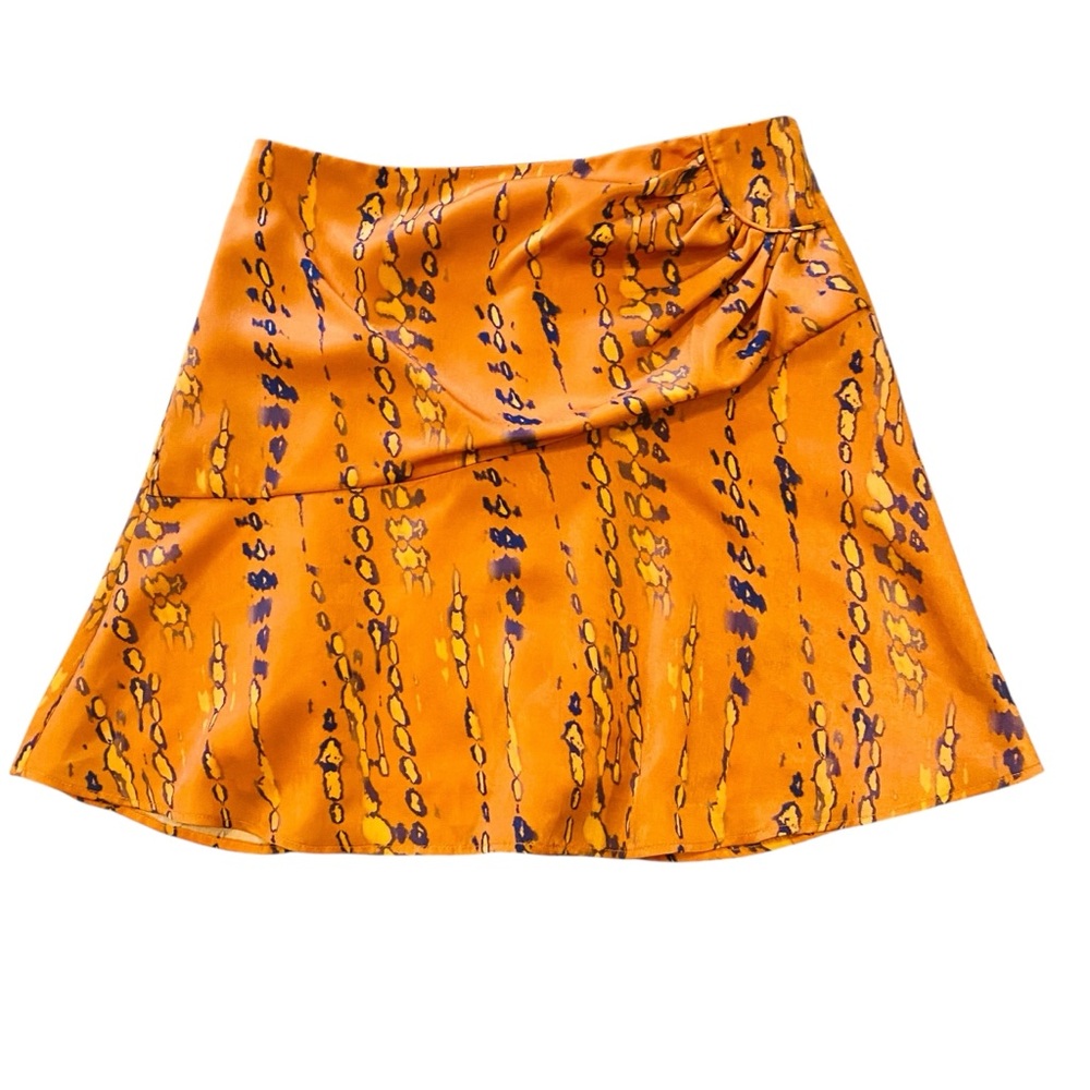 House of Harlow 1960 X REVOLVE Sheila Skirt Tie Dye Multi Print Mini Skirt sz M - Picture 5 of 10